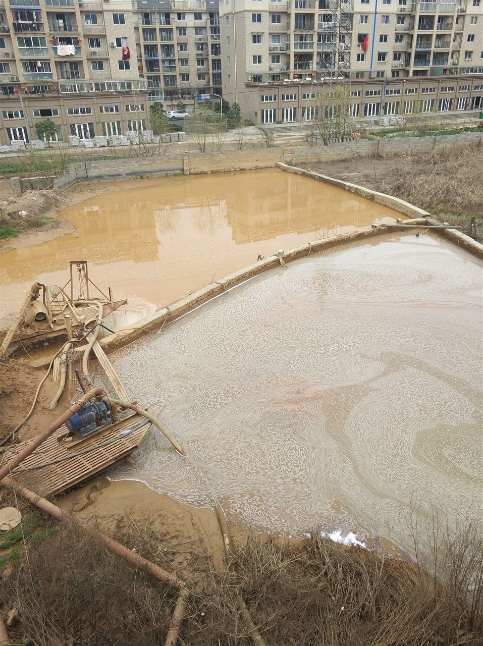 美溪沉淀池淤泥清理-厂区废水池淤泥清淤
